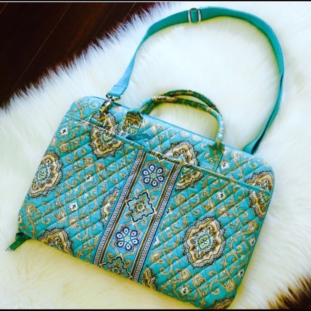 Vera Bradley Patterned Laptop Va Organizer Attaché
